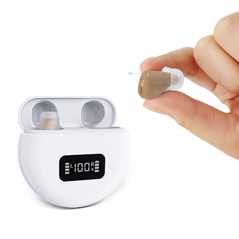 2025 NOVÝ 10 kanálový starší načúvací prístroj Nabíjateľné načúvacie prístroje CIC Mini Wireless Zvukový zosilňovač neviditeľné slúchadlá načúvacích pomôcok