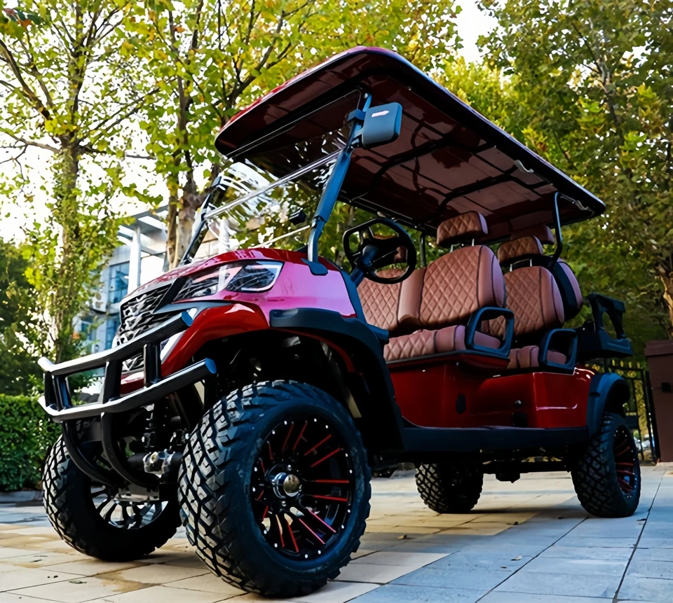 2025 Nový dizajn 4 koleso Golf Cart Electric Scooter Lithium Golf Buggy 6 Passenger Gas Lifled Golf CART