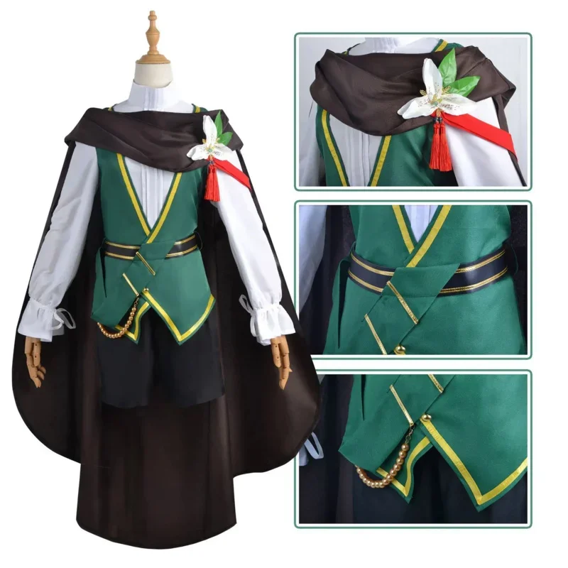 2025 NOVÝ Game Boy Nameless Bard Genshin Impact dvadsať role Party Cosplay kostým AA