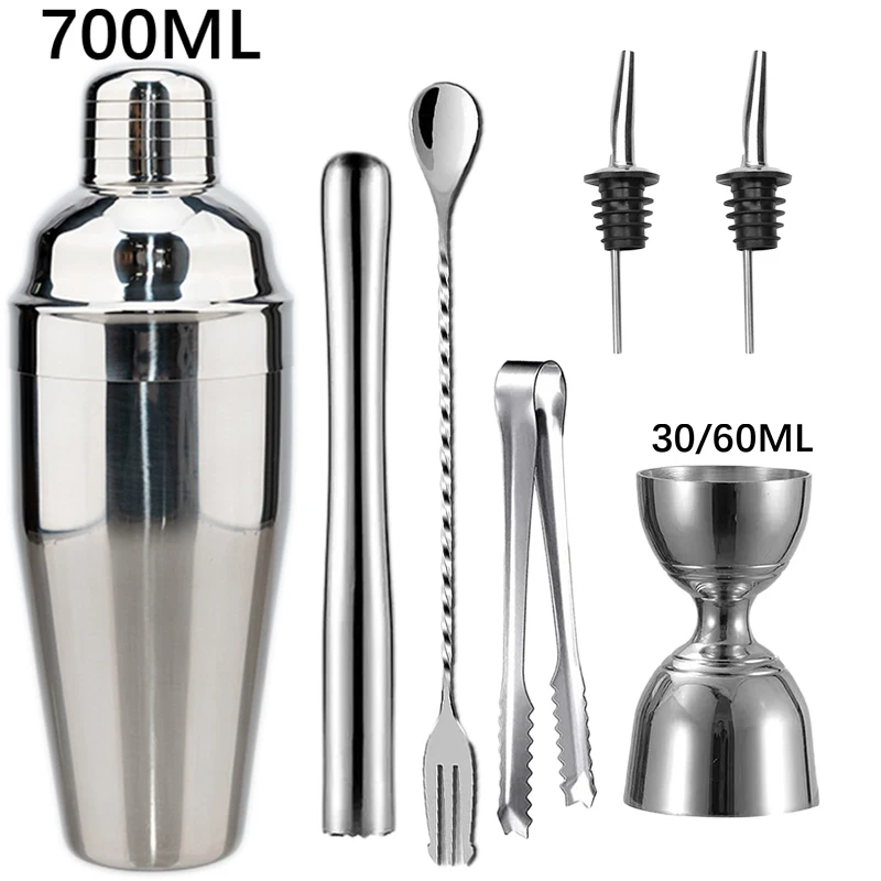 2025 Nový koktail Shaker Professional z nehrdzavejúcej ocele barman s víno s kokteilom kokteilový koktail martini koktail Shaker Bar set