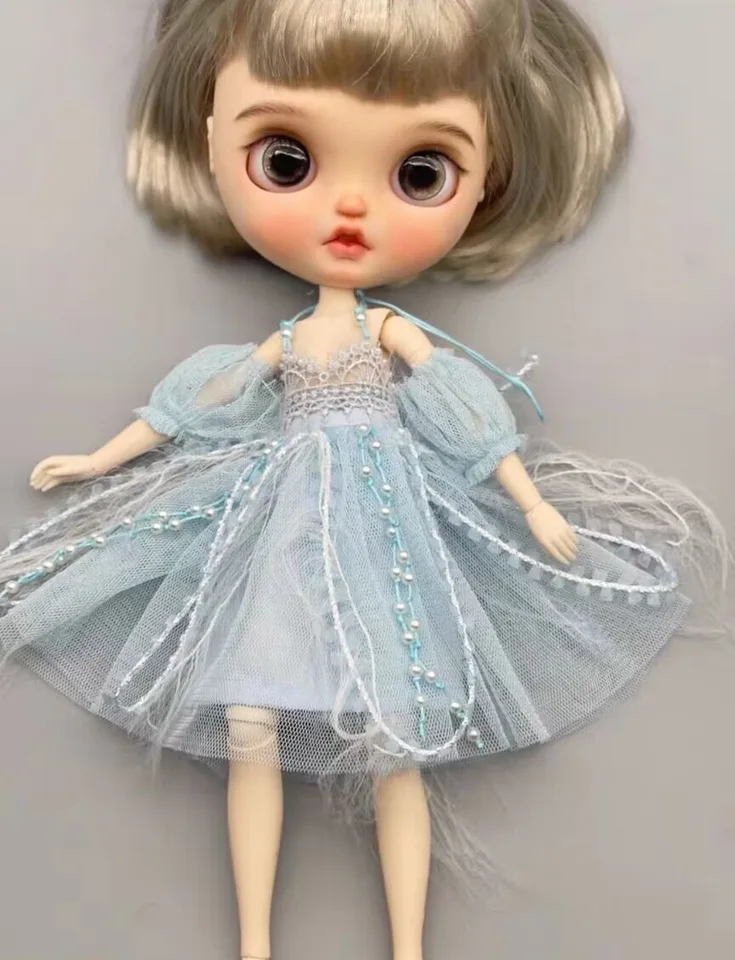 2025 Sladký krásny štýl Krásny 1set Blythe šaty 1/6 30 cm (Fit for Azone, Pullip, OB22/24/26, LICCA)