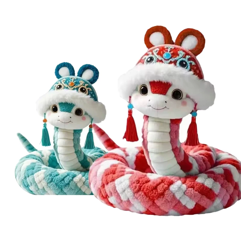 2025 Snake Year Doll Elegant Snake Year Mascot Lion Dance veľa šťastia roztomilý čínsky štýl plyšový hračkár