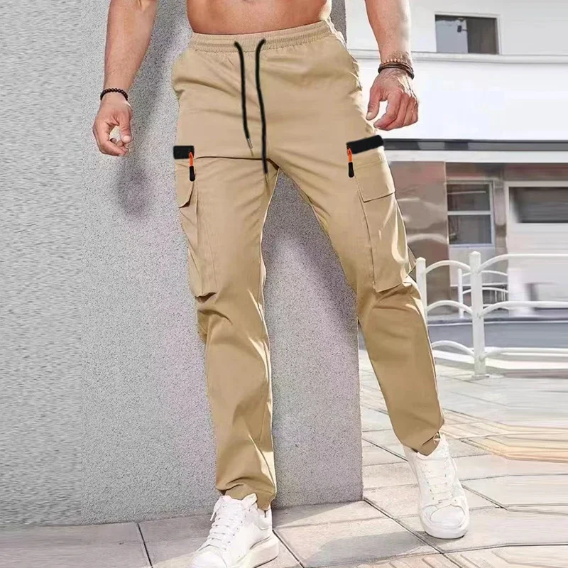 2025 Spring Autumn Men Panty Sports Rýchlo vysušte vonku joggery nohavice pánske módne nákladné nohavice bežiace tepláky mužské dno