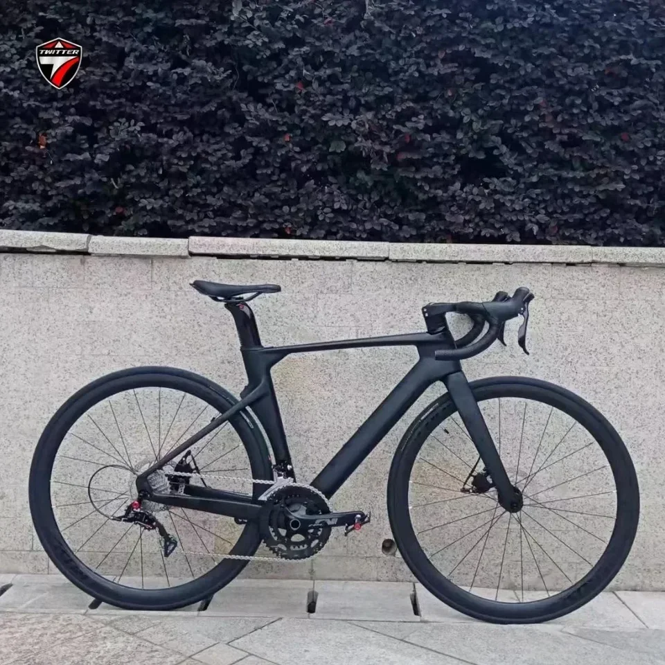 2025 Twitter Black Samurai R5PRO T800 Carbon Road Bike RS-24S Hydraulická disk brzda 43.5/56 cm Bicicleta велосиед Bicykel 700*25C