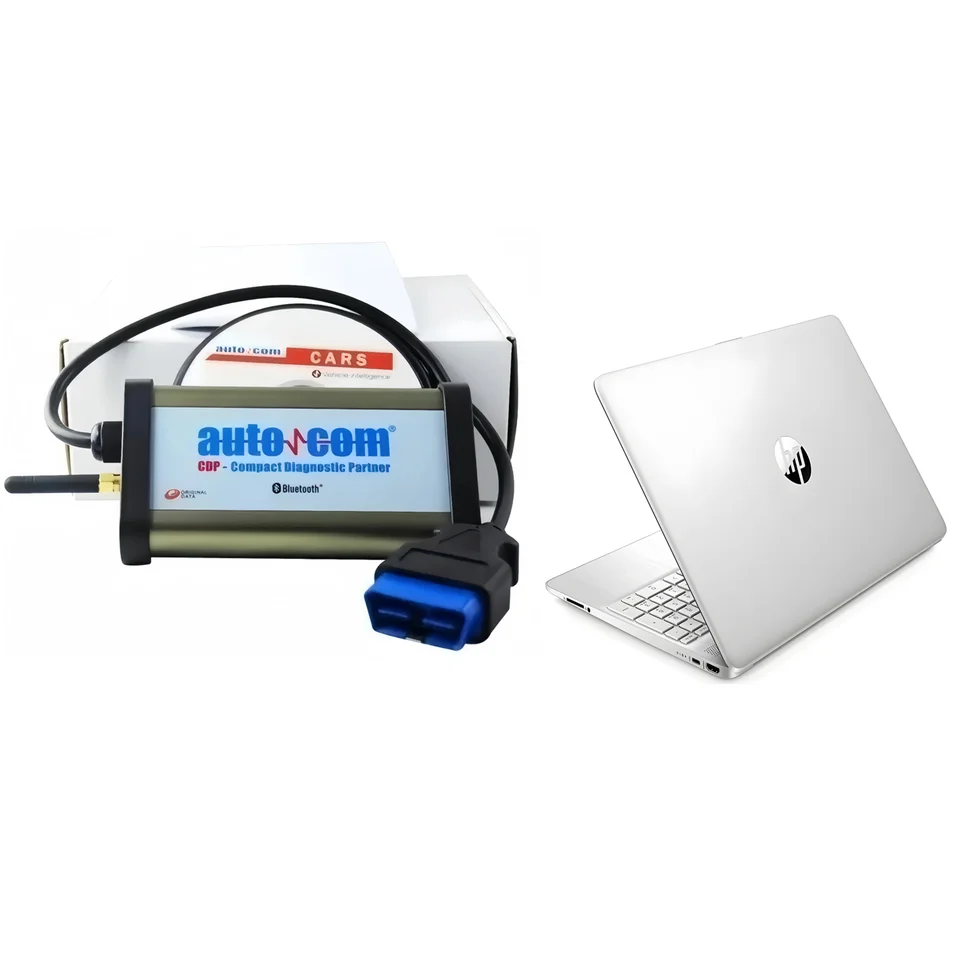 2025 Verzia AutoCom CDP Pro Plus pre auto 3 v 1 Diagnostický nástroj OBD2, plná súprava 16 káblov automobilov a nákladných automobilov, notebook HP i7 ako darček