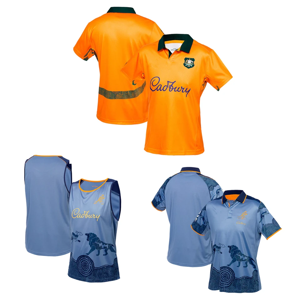 2025 Wallabies Lions Tour Home Jersey Australia Wallabies Training Polo Vest