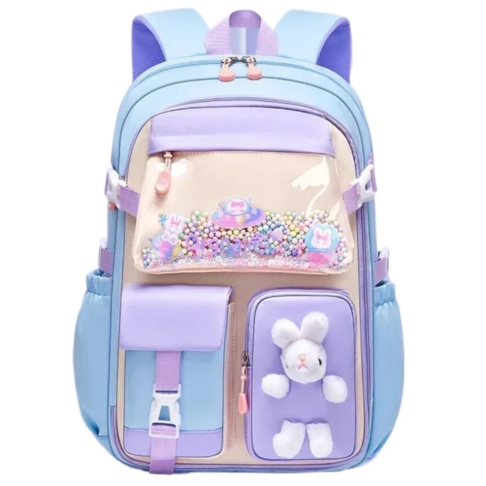 2025 Základná škola Dievčenské tašky Kawaii Ľahké detské tašky Vodotesné tašky Farebné cestovné batohy Mochilas Darčeky