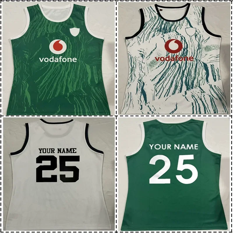 2025 Írsko Home / Away Singlet - Veľkosť mužov: S -3XL （Vytlačte si vlastné meno číslo）