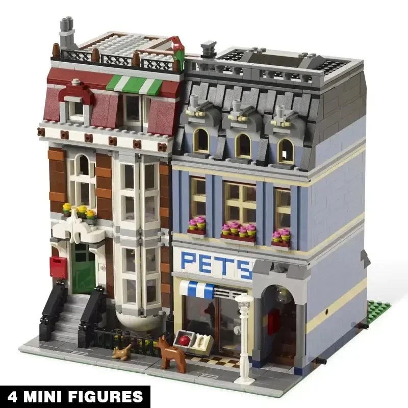 2032 PCS Pet Shop Kompatibilný 10218 15009 30015 Budovacie bloky tehly narodeniny vianočné darčeky hračky