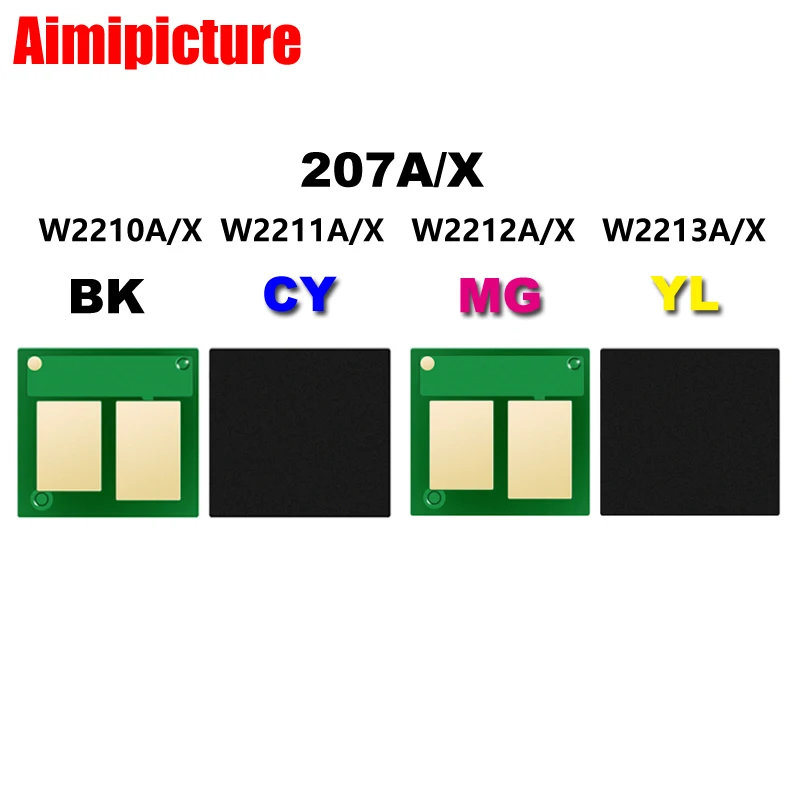 207A Chip W2210A W2211A W2212A W2213A Toner Cabip Chip pre HP Color LaserJet Pro M255DW/M255NW M282NW/M283FDN/M283FDW
