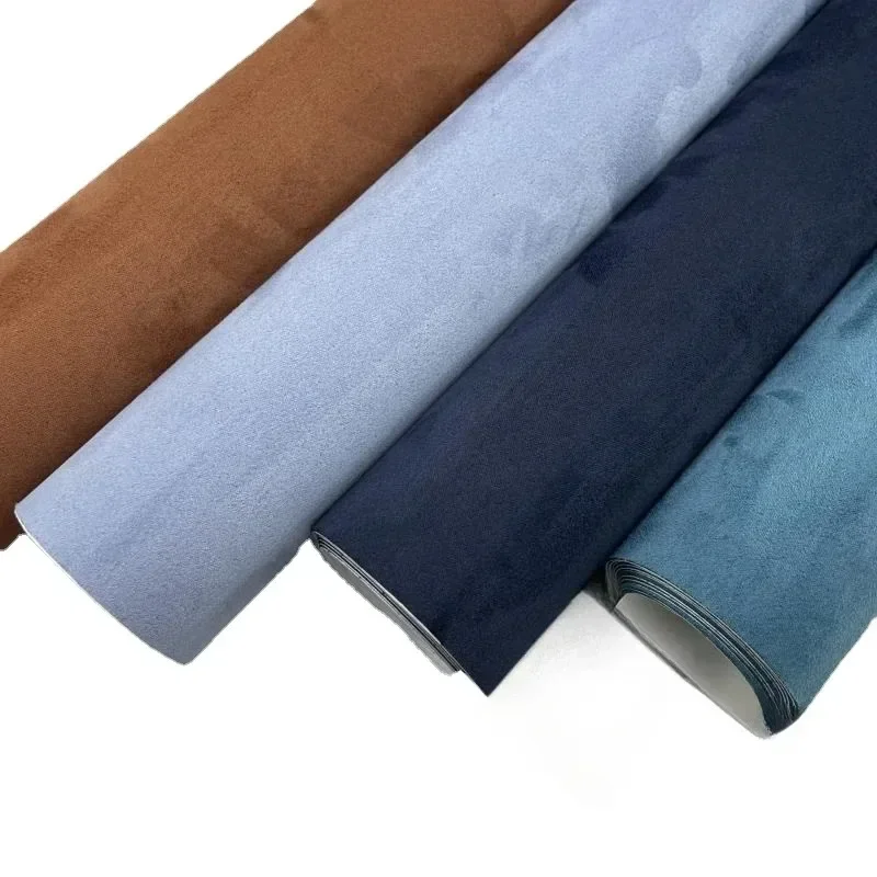 20cm/50 cm*140 cm Self Adhesive Suedovu tkaninu lepkavá syntetická kožená zamatová tkanina pre interiérové ​​čalúnenie dekorácie čalúnky