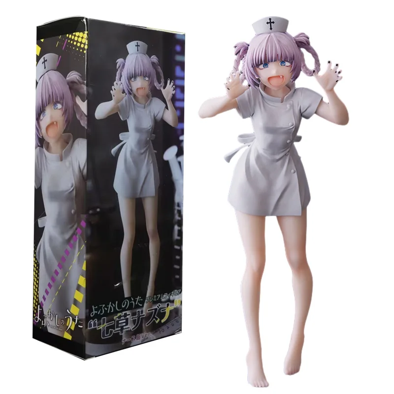 20cm Call of the Night Anime Figures Nanakusa Nazuna Vampire Nurse Sexy akčná figúrka Zbierka Model Doll Doll Darments Darček