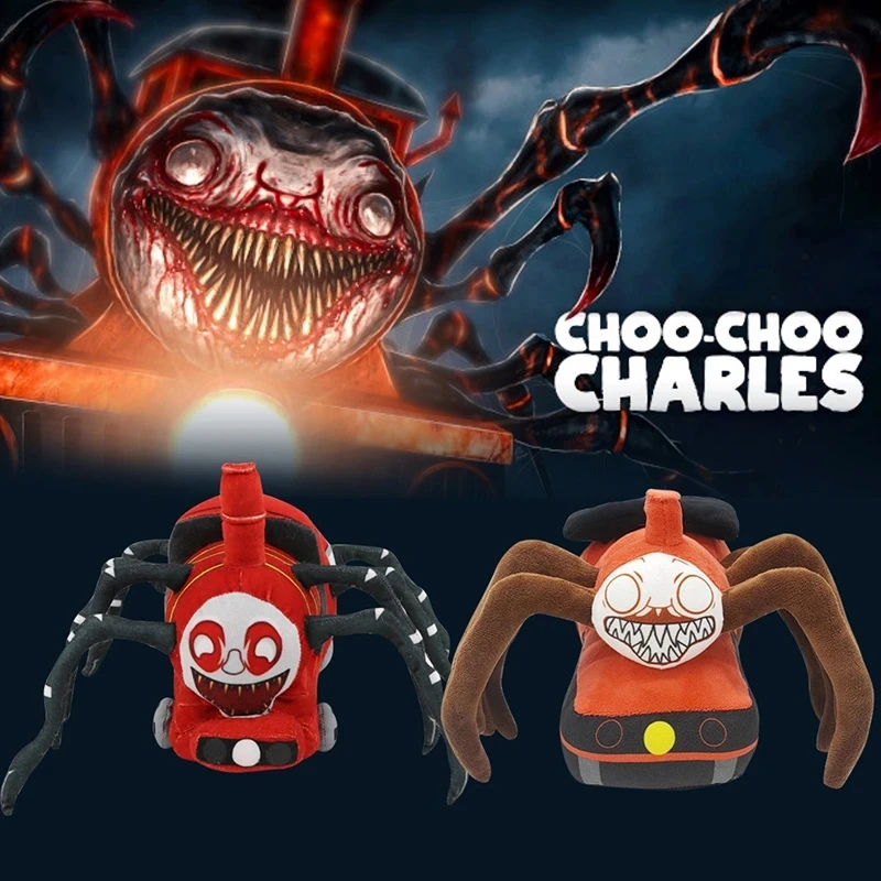 20cm Choo Choo Charles plyšové hračky naplnené mäkkou hororovou hrou anime postavy okolo kreslených hračiek s hračkami s dovolenkami pre chlapcov
