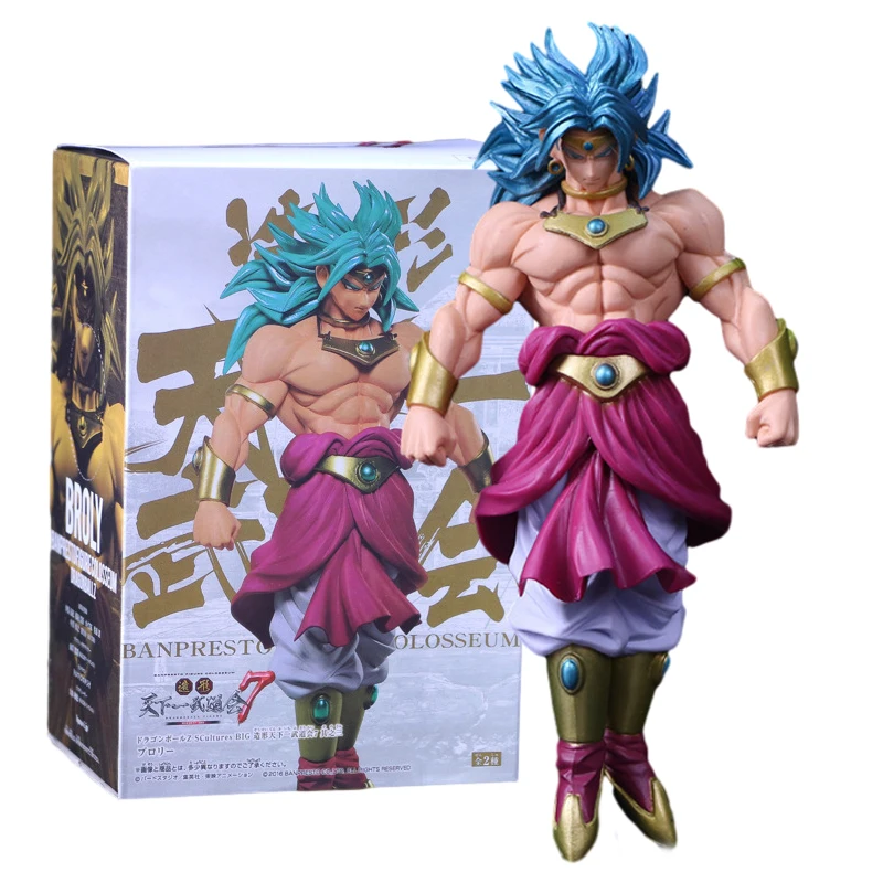 20cm Dragon Ball Z anime figuár Super Saiyan Broli Action Figure Piving PVC Model Doll Classic Ornaments Hračky Darčeky