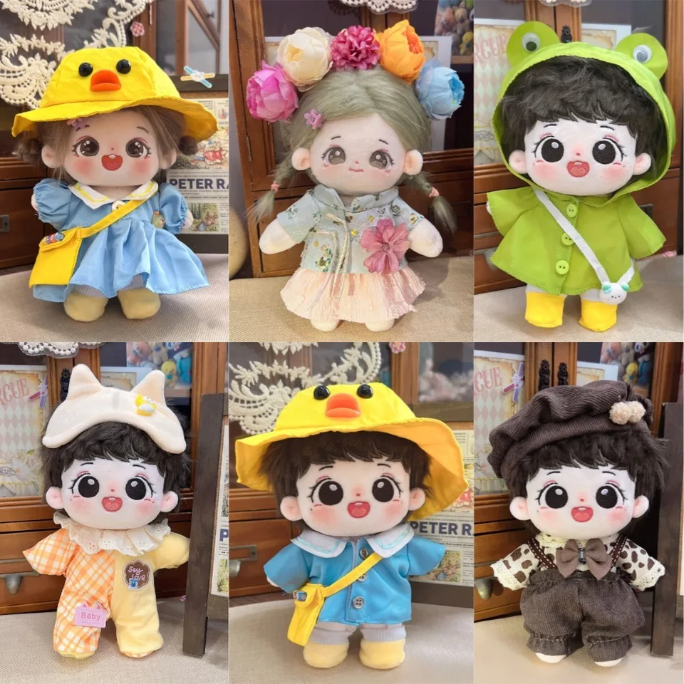 20cm Pretty Doll Clothes Multicolor Splatben Outfit Miniatúrne oblečenie roztomilé meniace sa obliekanie Doll's Apressory