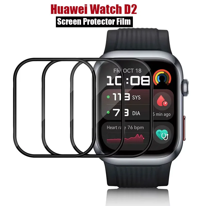 20D chránič obrazovky pre Huawei Watch D2 Anti-Scratch Film Plné pokrytie Ultra-HD Protective Film (nie sklo) Príslušenstvo