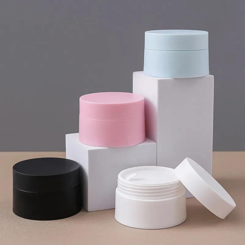 20G 50 g Prenosný mini cestovná tvárová krémová skrinka Color Ruck Scrub Plastic Pp Cream Box Empty Face Cream Jar Kozmetický dávkovač