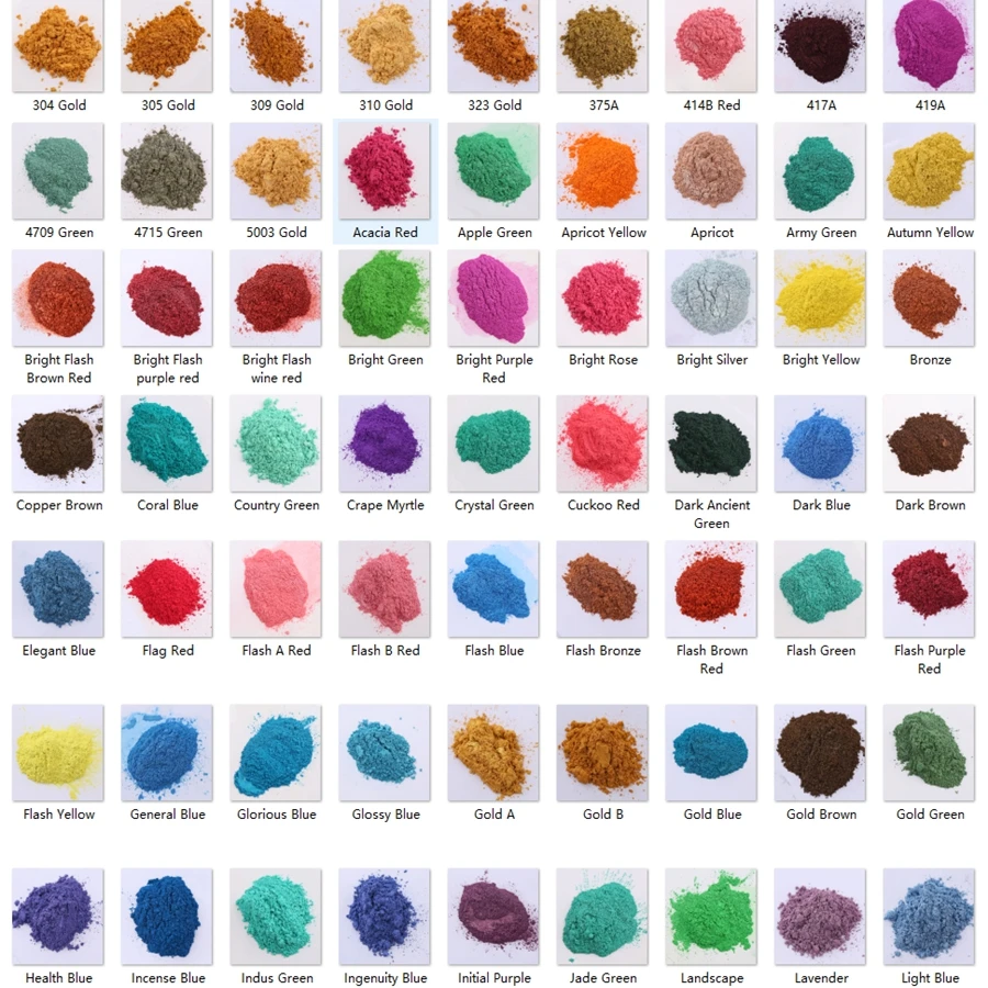 20G Prírodné trblietky Pearl sľudové pigment Prášky Kozmetická známka Epoxidová živica farbiva Mydlo výroba kúpeľní bomby sviečka farbivo slime remeselníky