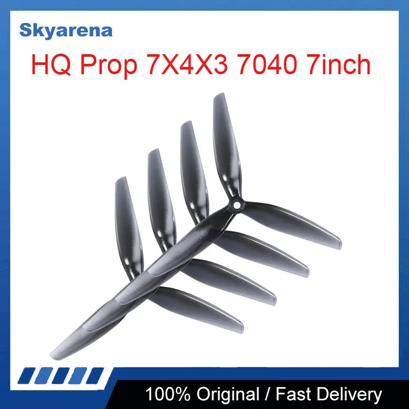 20ks/10pairs HQ Prop 7x4x3 7040 7inch 3 Blade/Tri Blade vrtuľová propagácia pre FPV