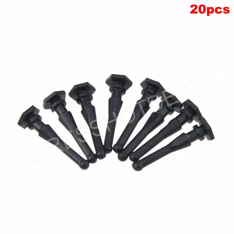 20ks 30 mm proti vibrácii Flexibilné gumové držiaky skrutky pre ventilátor PC