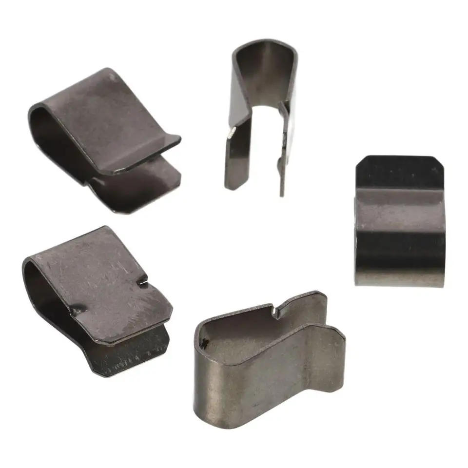 20ks 304 z nehrdzavejúcej ocele u spona 21,4 mm x 12 mm pečiatkové diely U-type klip Strieborné Uspevnenie klipu v tvare U Upevnenie priemyselného vybavenia