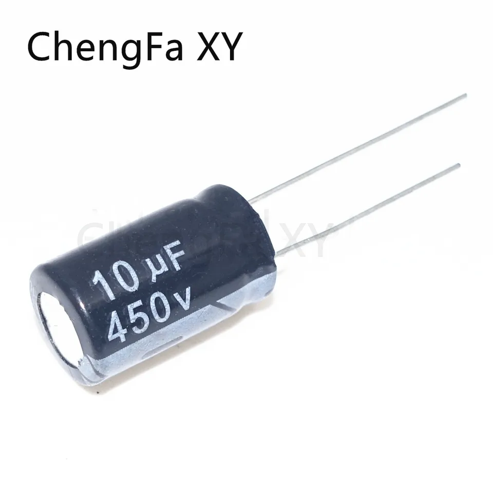 20ks 450V10UF 10x17 mm hliníkový elektrolytický kondenzátor 10UF450V
