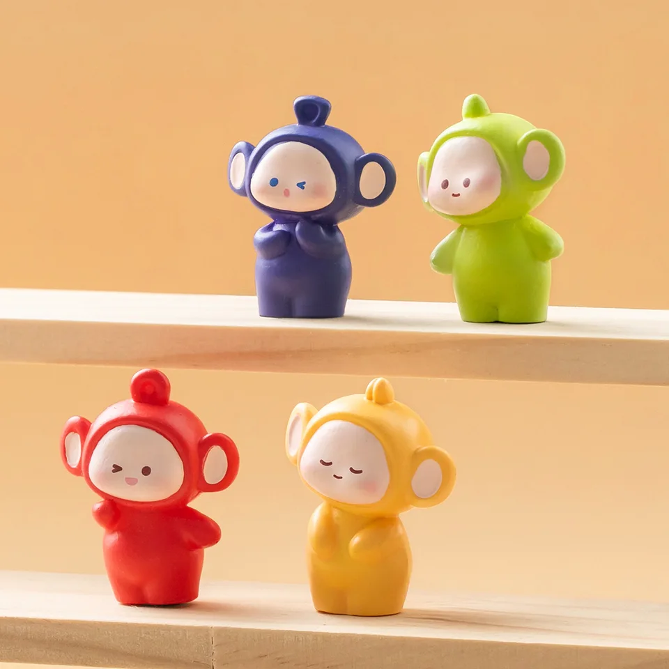 20ks Anime Anime Cute Teletubbies Roztomilé bábiky DIY dekorácie