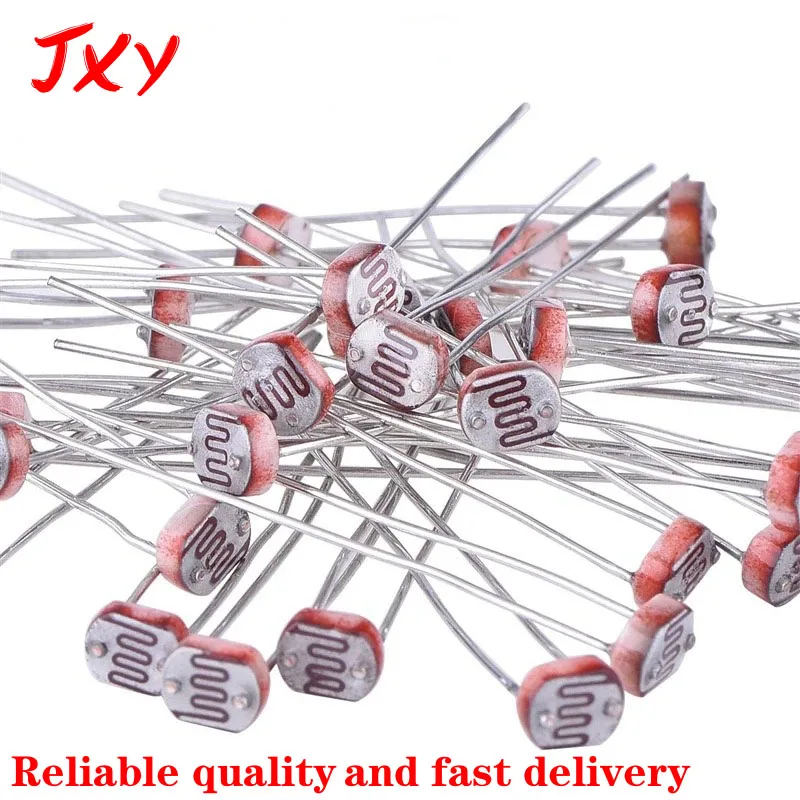 20ks LDR Photo Foto Light Insortition Fotoelectric Photoresistor GL5506 5516 5528 5537 5539 5549 pre Arduino