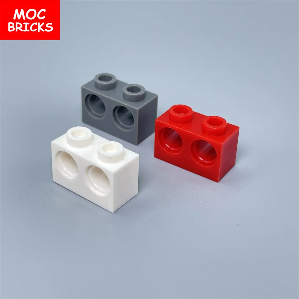 20ks/lot MOC tehly tehly 1 x 2 s dvoma otvormi fit s 32000 DIY vzdelávacie budovy hračky pre darčeky pre deti
