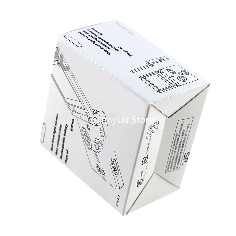 20ks Nové baliace boxy pre GBA SP Console Protect Box Packing Carton pre Game Boy Advance SP