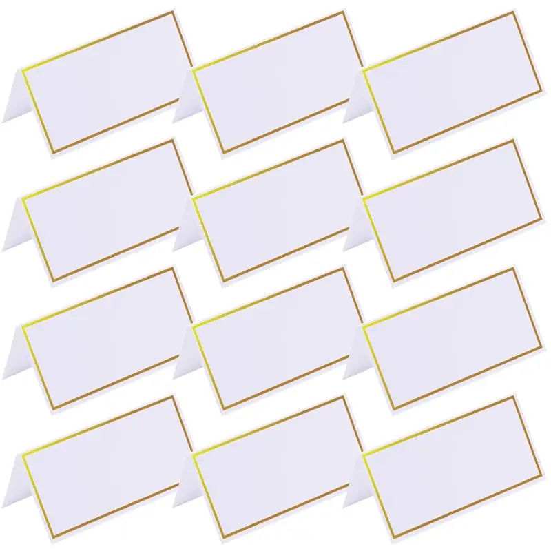 20ks Place Cards Bronzing Design Table Meno Meno Splave Card Card Cards Stan Cards Place Karty pre svadby Bankety Večera