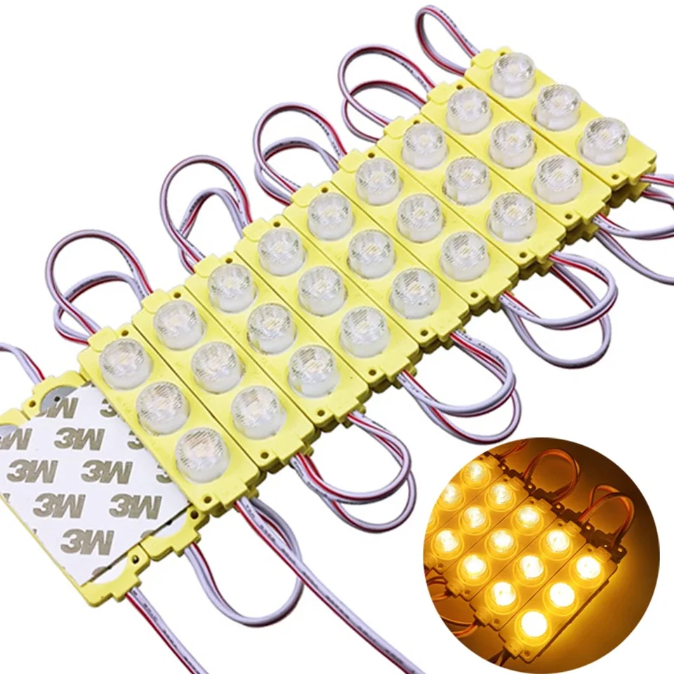 20ks Super Bright 3 LED modul svetlá 12v vonkajší vodotesný pre obchod s reklamám na odvádzanie písmen dizajn svetla