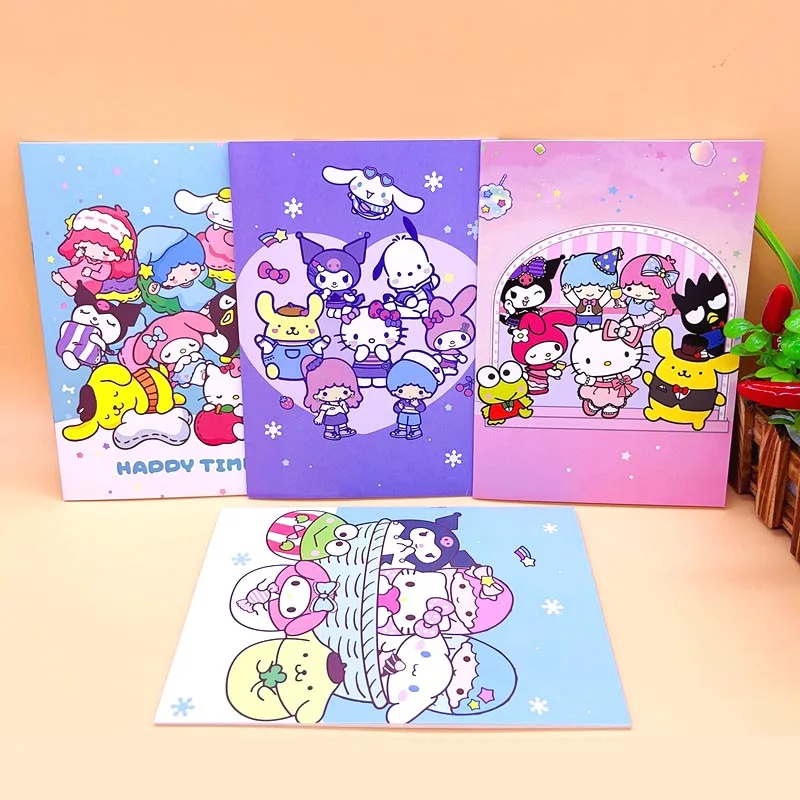 20ks/veľa Sanrio Little Twin Stars Memo Pad Poznámkový blok Kitty Notebook Stationery Label Planner Sticker Post School Supplies