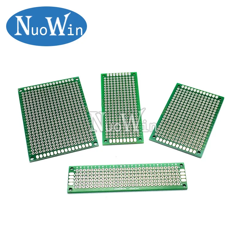 20ks/časť 5x7 4x6 3x7 2x8cm Double Side Prototype DIY Universal Tlač obvodu PCB Board Protoboard for Arduino
