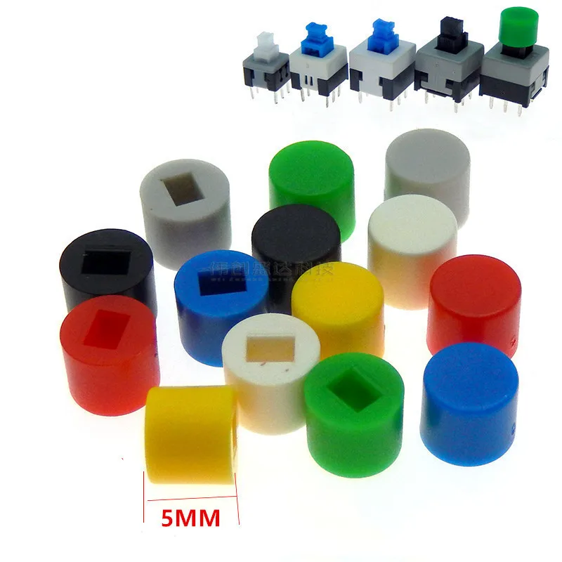 20ks/šarža A28 Self-Locking Spínač Veľkosť 6*5 mm krycí oblek pre 5,8/7/8/8.5