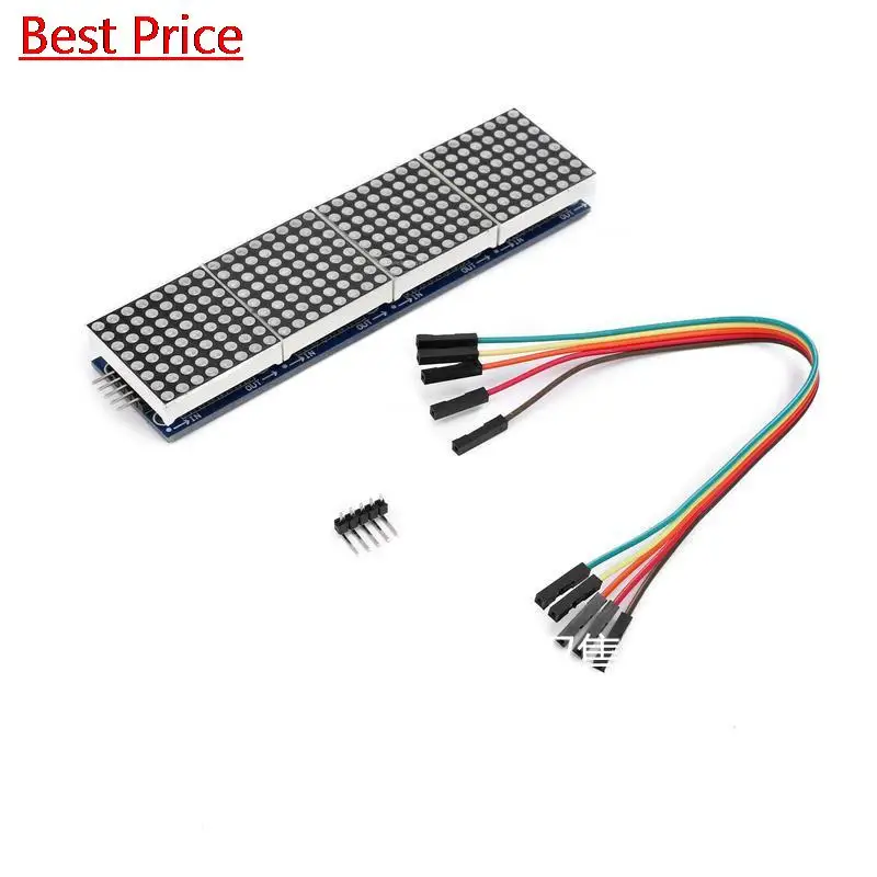20ks/šarža Max7219 DOT MATRIX MODULE LH OVLÁDANIE MODULE MODULE 4-IN-1