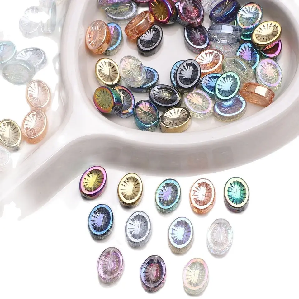 20ksové kryštálové oválne korálky s hmotnosťou 11x14 mm sklo Loose Spacer Petre Per pre šperky náramok výroby remeselníkov pre dievčatá pre dievčatá dospelých