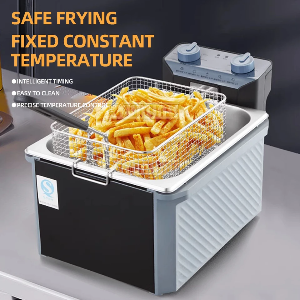 20L Commercial Electric Fryer Veľká kapacita elektrického vyprážania stroja Multifunkčný stroj na hranolky
