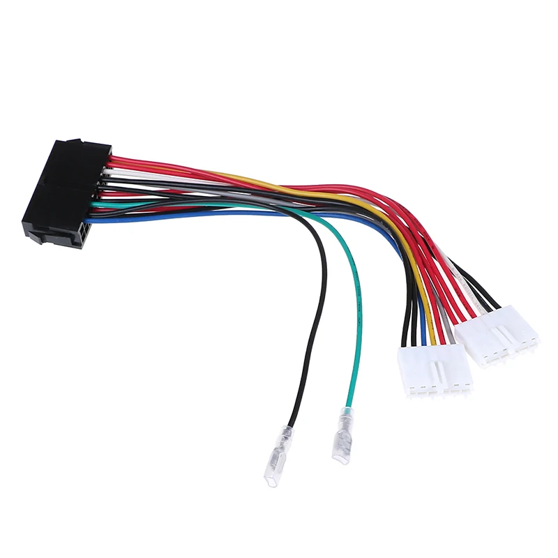 20p ATX až 2 port 6pin na napájací kábel prevodníka PSU pre počítač 286 386 486 586