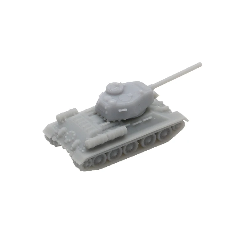 20pcs 1/2000 1/700 1/400 1/350 Model mierky T-34 Dĺžka nádrže z druhej svetovej vojny 3/12/21/24 mm, živice Battle-vehicle pre DIY displej DIY