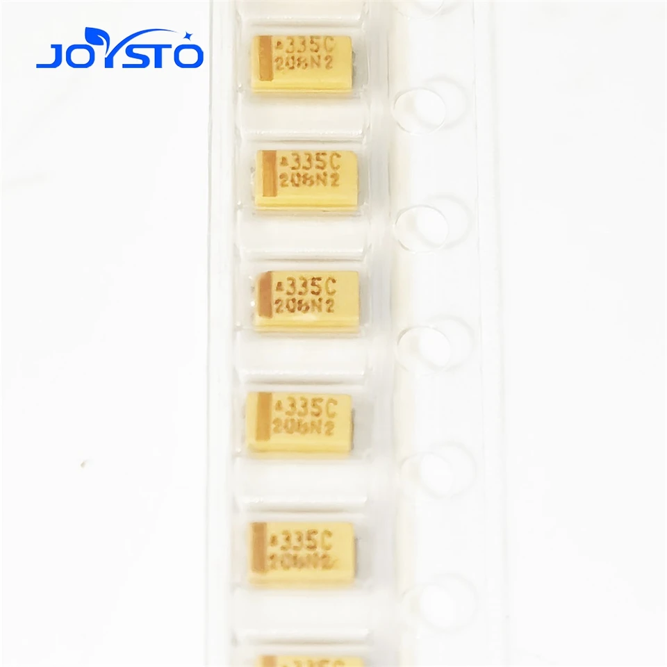 20pcs Originálny nový 3,3UF 335 16V 25V 35V 50V ABCD 3216 3528 6032 7343 10% SMD 335C 335E 335V 335T Tantalum CABACITOR