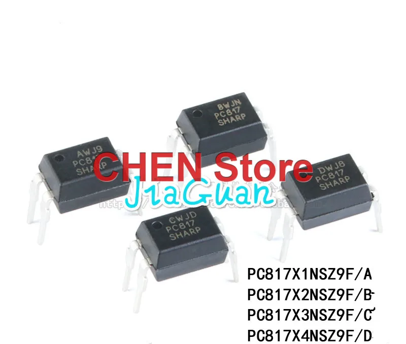 20pcs Sharp Original OptOcoupler PC817 A/B/C/D Genuine DIP-4 PC817X3NSZZ9F PC817A PC817B PC817C PC817D PC 817 DIP