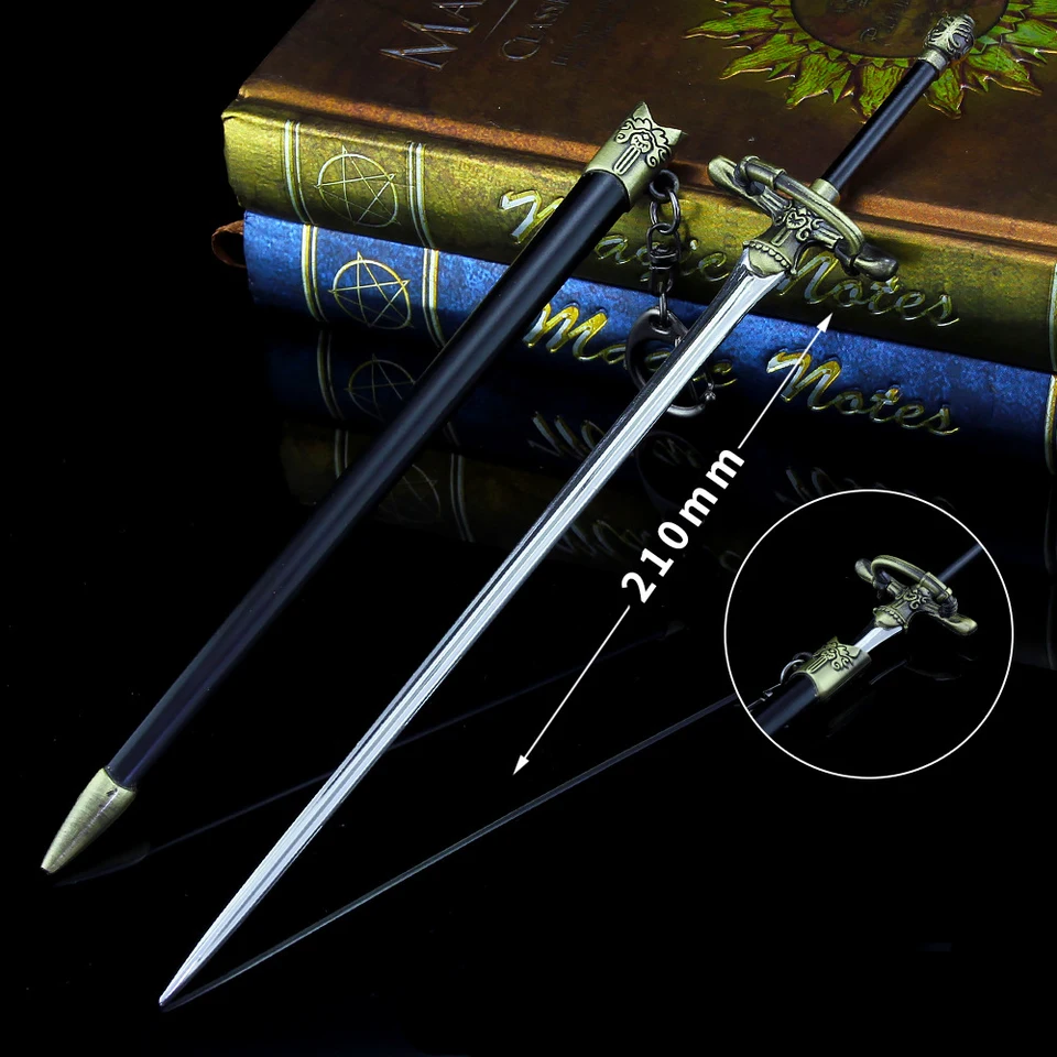 21 cm ihla Rapier Arya Stark Game American Drama Periférna tenká priama kovová kovová zbraň Model dekoratívne remeslá trónov