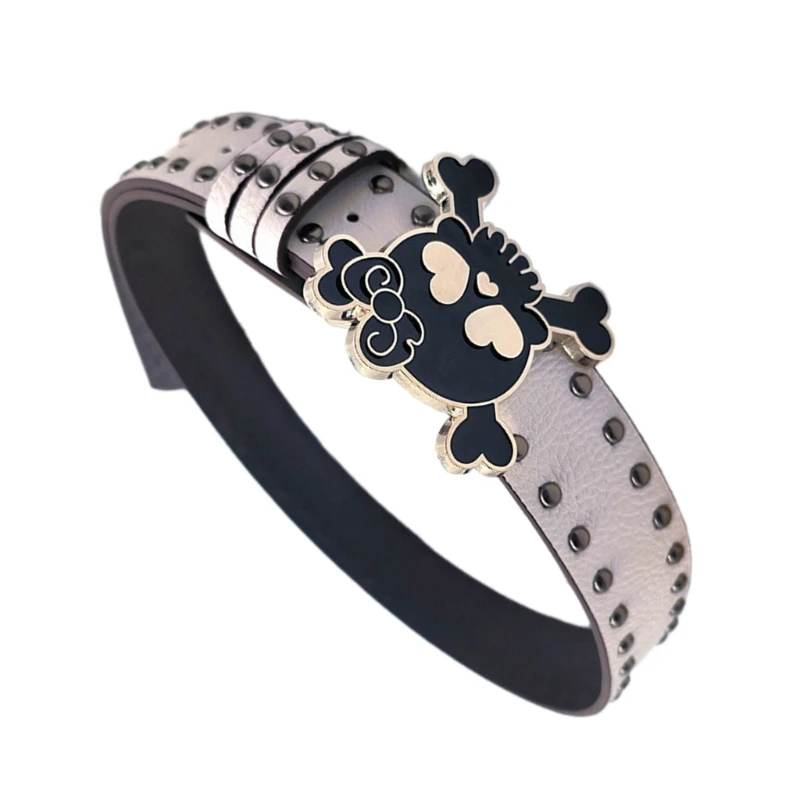 210. roky Ženy Pu Belt Metal Buckle Belt Fashion Punkstyle pás horúce dievča opasok