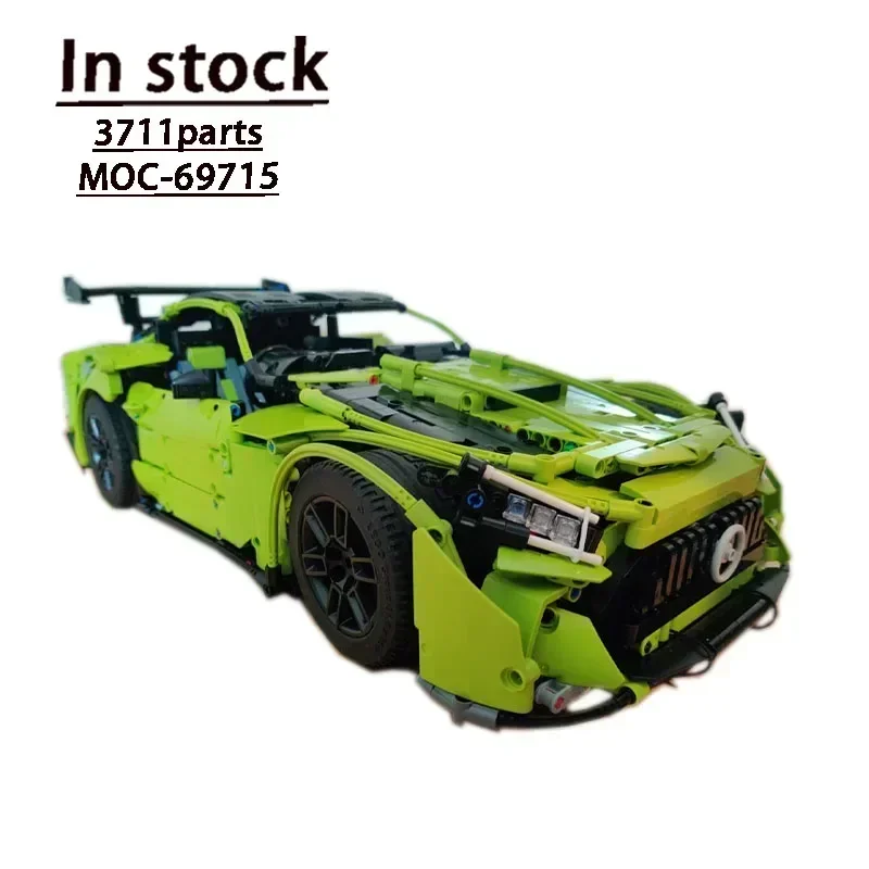 2115 Classic Set Kompatibilný nový MOC-69715Ct Supercar Zhromaždenie Stitching Building Block Model 3711 dielov pre deti narodeniny