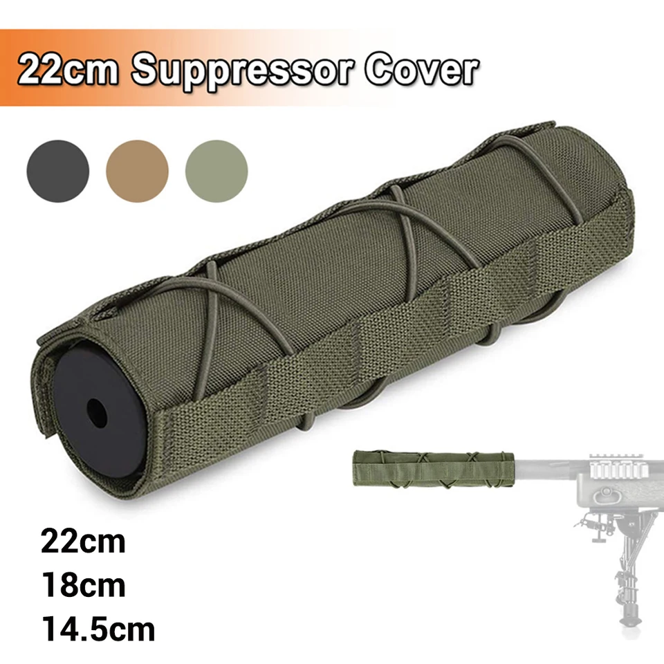 22/18/14,5 cm Tactical Airsoft Supressor Cover Cover Airsoft Barrel Chránič krytu puzdrovej pušky Príslušenstvo pre lov na streľbu