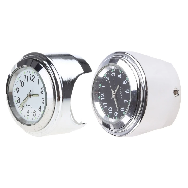 22/25 mm univerzálny vodotesný vodotesný riadidlá Motocykle Mount hliníková zliatina Dial-klok