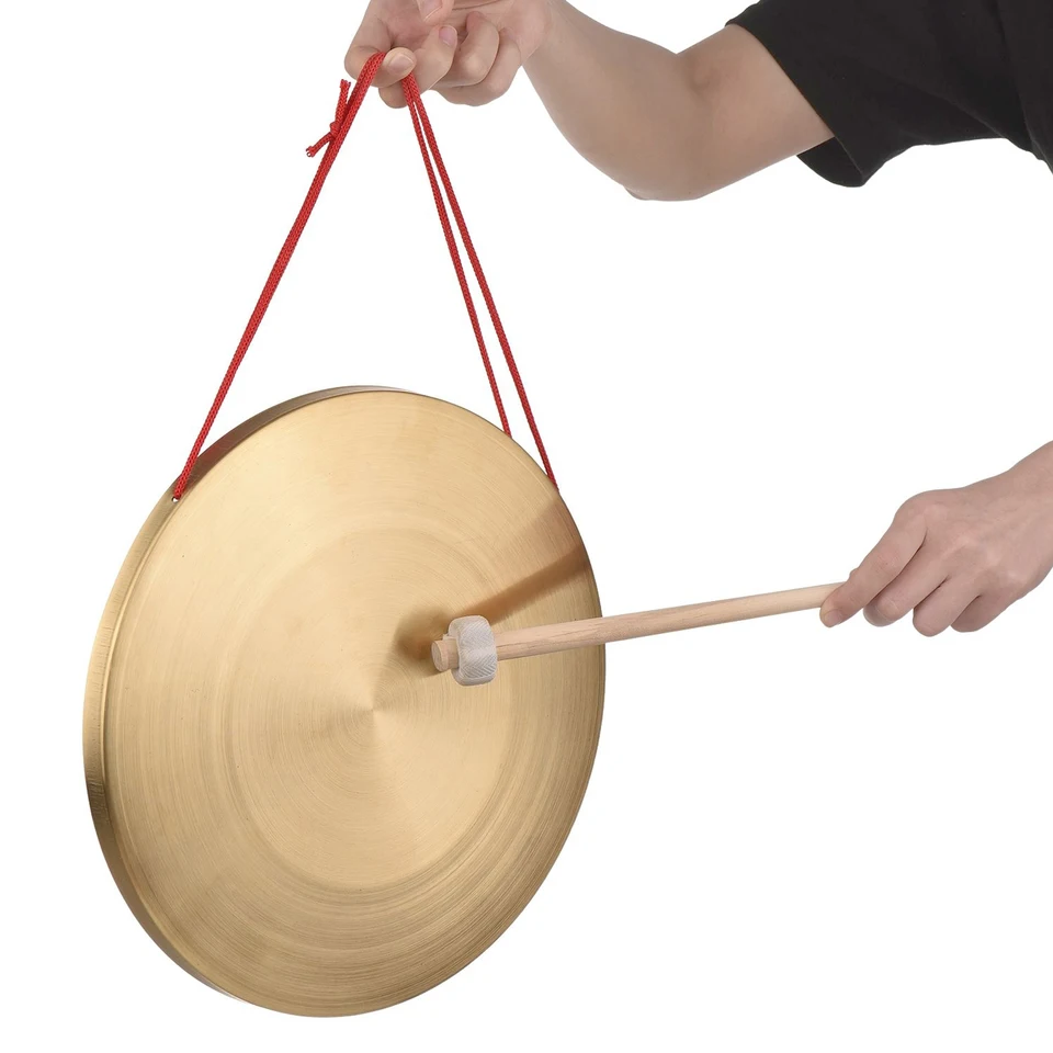 22/30 cm ručné gongové činely mosadzné medené gong kaplnky Opera Perkussion nástroj s okrúhlym hampingom