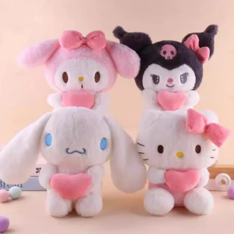 22 cm Sanrio Hello Kitty Kuromi vankúš KT plyšové hračky Dievčatá Soft Spiched Animal Toys Love My Melody Cinnamoroll Stuff Darček