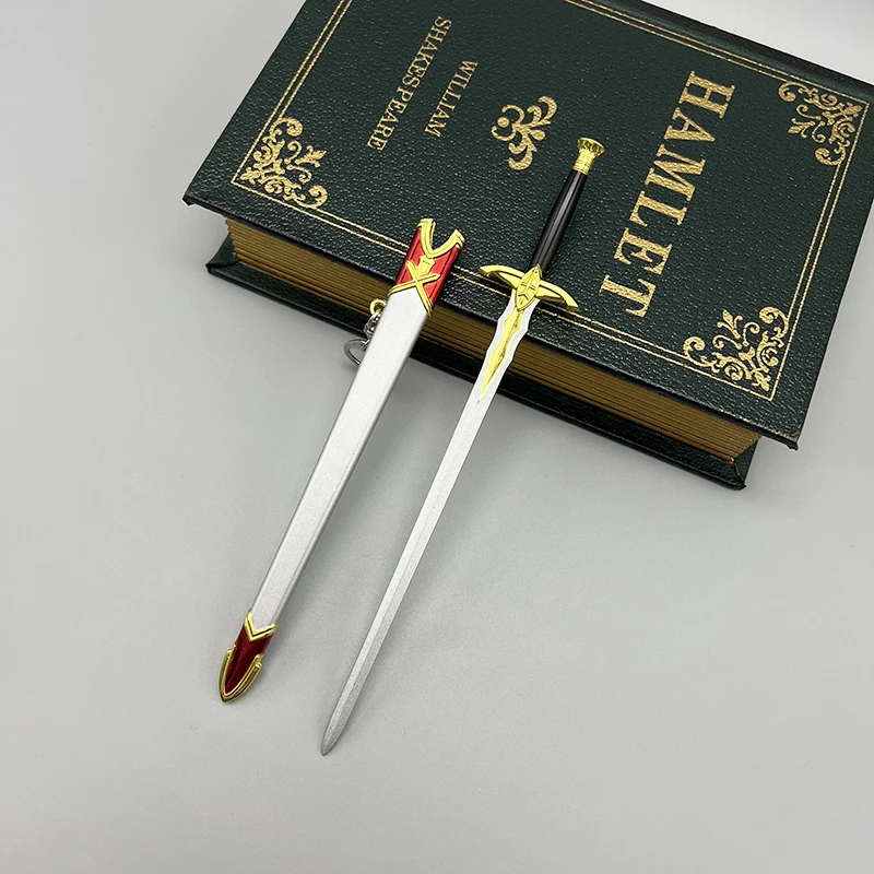 22 cm Vulcano Caligorante Sword Astolfo Fate/Apocrypha Anime Periférne periférie kovových zbraní Model Domáce ozdoby Doplnky remeselnícke hračky